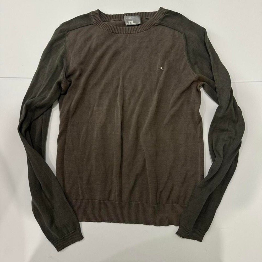 J. Lindeberg Merino Wool Pullover Dark brown